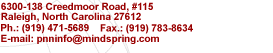c/o NIXEL Corporation, 3313 West Cary Street, Richmond, VA  23223 (804)342-7665  (804)342-8015 FAX -- Email: pnninfo@mindspring.com